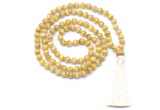 GMN8476 8mm, 10mm grade AA golden tiger eye 27, 54, 108 beads mala necklace with tassel