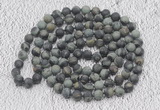 GMN912 Hand-knotted 8mm, 10mm matte kambaba jasper 108 beads mala necklaces