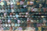 HEAR61 15 inches 6mm heart Indian agate beads