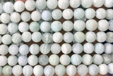 HEMI01 15 inches 8mm round blue hemimorphite gemstone beads