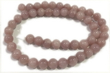 JADE126 15 inches 8mm round honey jade gemstone beads