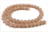 JADE135 15 inches 6mm round honey jade gemstone beads