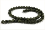 JADE139 15 inches 4mm round honey jade gemstone beads