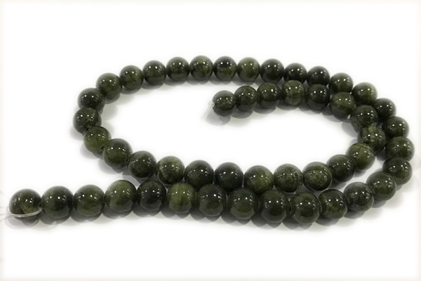 JADE141 15 inches 8mm round honey jade gemstone beads