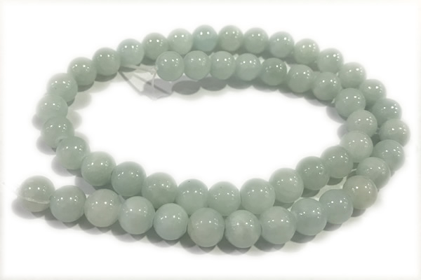 JADE146 15 inches 8mm round honey jade gemstone beads