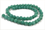 JADE180 15 inches 6mm round honey jade gemstone beads