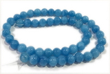 JADE204 15 inches 4mm round honey jade gemstone beads