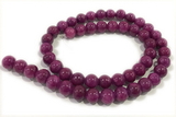 JADE210 15 inches 6mm round honey jade gemstone beads