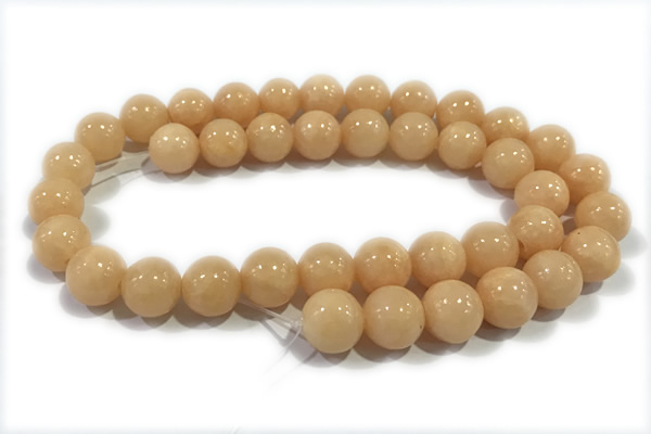 JADE227 15 inches 10mm round honey jade gemstone beads