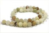 JADE239 15 inches 4mm round honey jade gemstone beads