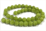 JADE276 15 inches 8mm round honey jade gemstone beads