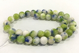 JADE349 15 inches 4mm round persia jade gemstone beads