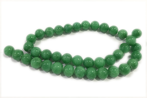 JADE40 15 inches 6mm round honey jade gemstone beads