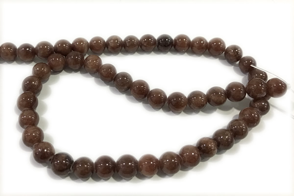 JADE44 15 inches 4mm round honey jade gemstone beads