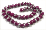 JADE459 15 inches 4mm round silvery jade gemstone beads