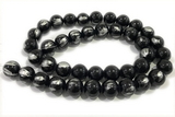 JADE464 15 inches 4mm round silvery jade gemstone beads