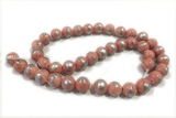 JADE496 15 inches 8mm round silvery jade gemstone beads