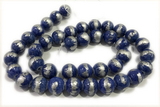 JADE505 15 inches 6mm round silvery jade gemstone beads