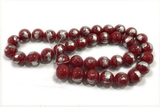 JADE514 15 inches 4mm round silvery jade gemstone beads