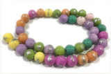 JADE534 15 inches 4mm round silvery jade gemstone beads