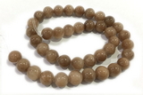 JADE54 15 inches 4mm round honey jade gemstone beads