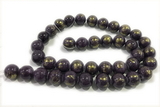 JADE614 15 inches 4mm round golden jade gemstone beads