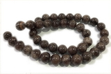 JADE64 15 inches 4mm round honey jade gemstone beads