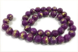 JADE664 15 inches 4mm round golden jade gemstone beads