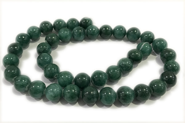 JADE86 15 inches 8mm round honey jade gemstone beads