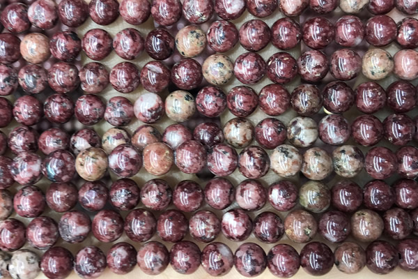 JASP25 15 inches 8mm Brazil red jasper beads