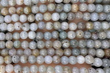 JASP35 15 inches 6mm round mica jasper beads