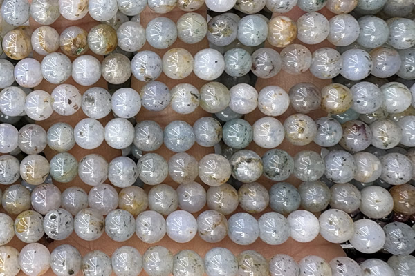 JASP35 15 inches 6mm round mica jasper beads