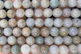 JASP37 15 inches 10mm round mica jasper beads