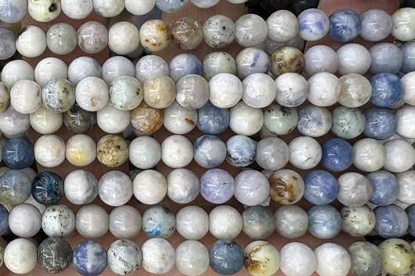 JASP40 15 inches 6mm round hackmanite jasper beads