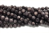 KUNZ17 15 inches 10mm~11mm round natural Brazilian lepidolite beads