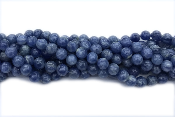 KYAN05 15 inches 10mm round kyanite gemstone beads