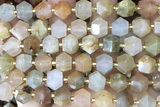 MIXE108 15 inches 10mm faceted jasper gemstone beads