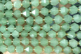 MIXE60 15 inches 10mm faceted green aventurine gemstone beads