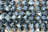 MIXE73 15 inches 10mm faceted black labradorite beads