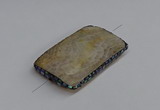 NGC1882 30*40mm - 30*45mm rectangle agate gemstone connectors