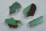 NGC38 25*35mm - 35*45mm freeform australia chrysoprase connectors