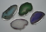 NGC41 40*60mm - 60*80mm freeform druzy agate connectors