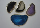 NGC42 40*60mm - 60*80mm freeform druzy agate connectors