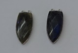 NGC5150 16*35mm - 18*40mm arrowhead labradorite connectors