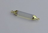 NGC5948 8*40mm tube opal connectors wholesale