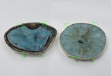 NGC906 60*70mm - 75*85mm freeform druzy agate connectors