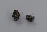 NGE306 5*8mm - 7*10mm nuggets druzy agate gemstone rings