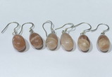 NGE412 10*14mm teardrop moonstone earrings wholesale