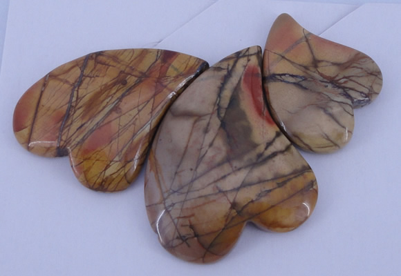 NGP08 Picasso jasper gemstone pendants set jewelry wholesale