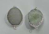 NGP1045 20*30mm - 25*35mm freeform druzy agate beads pendant